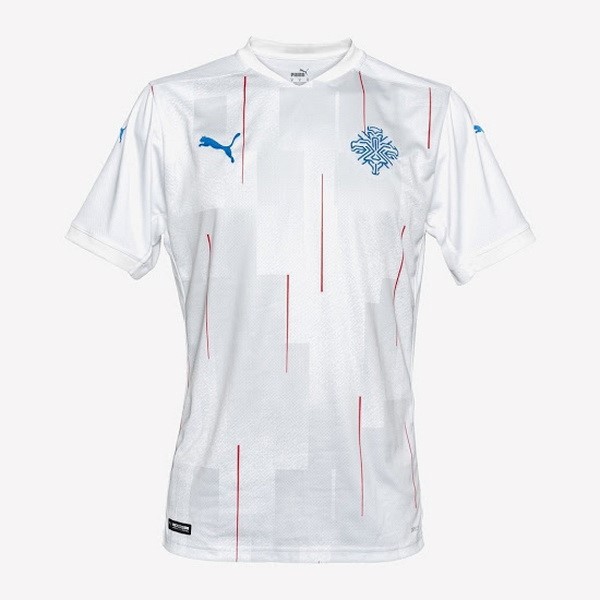 Tailandia Camiseta Islandia Segunda equipo 2020 Blanco